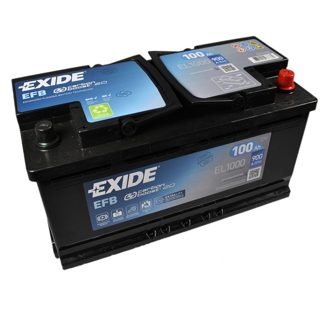 Аккумулятор автомобильный EXIDE Start-Stop EFB 100Аh 900A R+ - изображение 2