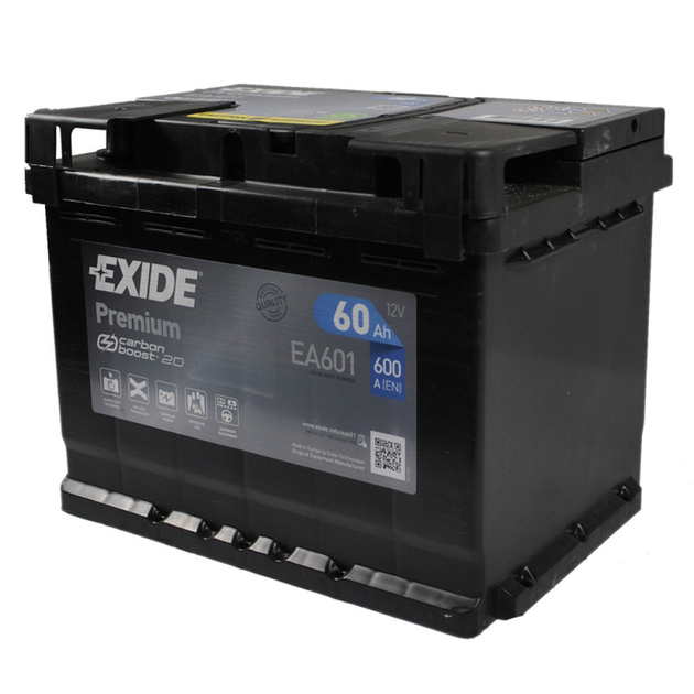 Аккумулятор автомобильный EXIDE Premium 60Аh 600A L+ - изображение 4