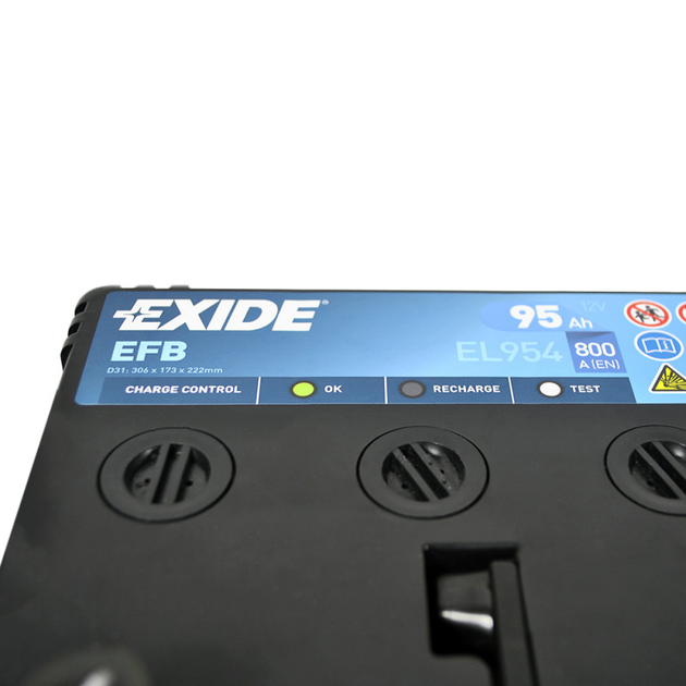 Аккумулятор автомобильный EXIDE Start-Stop EFB Asia 95Аh 800A R+ (D31) - изображение 4