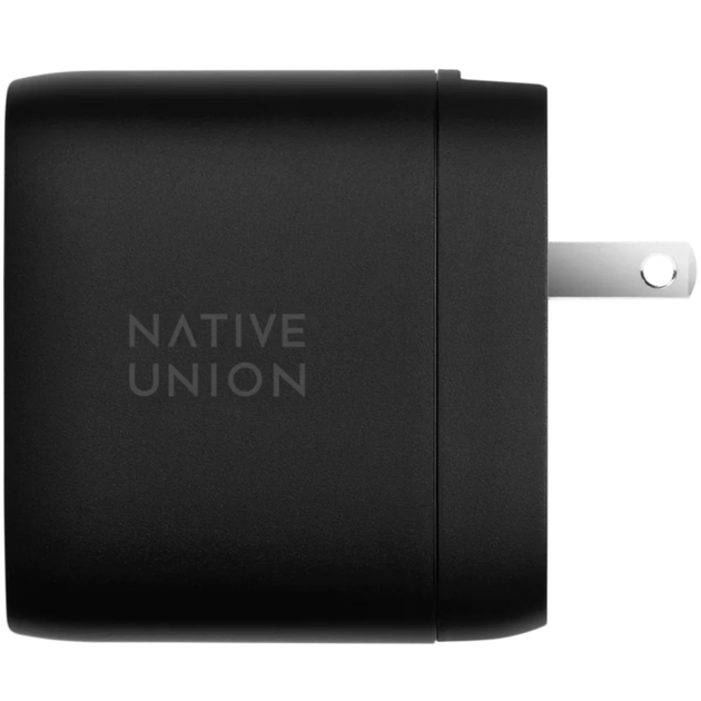 Зарядное устройство Native Union Fast GaN Charger PD 67W Dual USB-C Port, Black (FAST-PD67-BLK-INT) - изображение 2