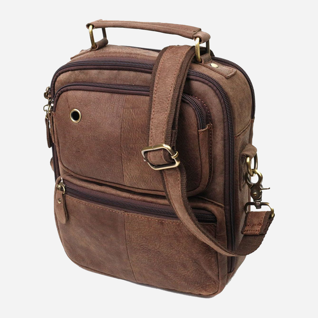 Сумка кросс-боди мужская кожаная Vintage 22250 Коричневая – в интернет ...