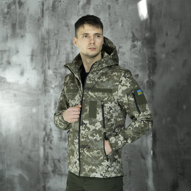 Куртка Pobedov Motive с липучками Пиксель XL OWku1 551XLpx - изображение 1