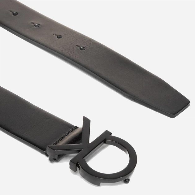 Ремінь чоловічий з натуральної шкіри Calvin Klein K50K505792 110 см Чорний (8719852999678) - зображення 3