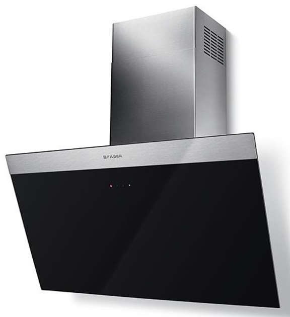 Витяжка Faber похила, 80см, 1169м3г, Daisy + Bk A80, чорний (330.0612. ...