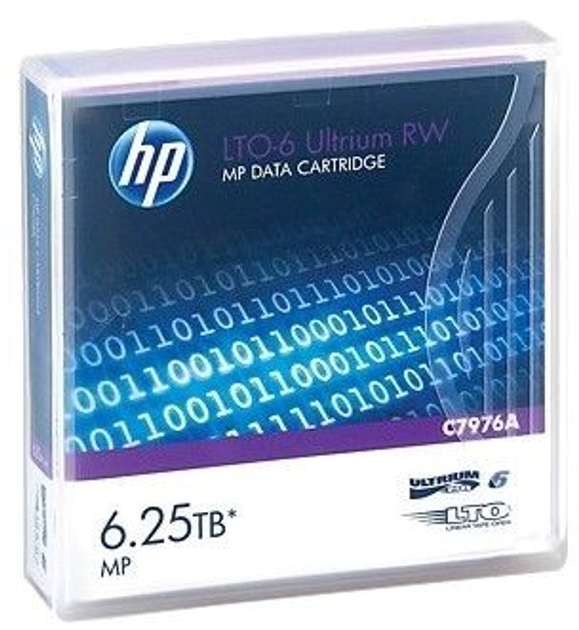 Дата-картридж HP LTO-6 Ultrium 6 6.25TB (C7976A) - зображення 1