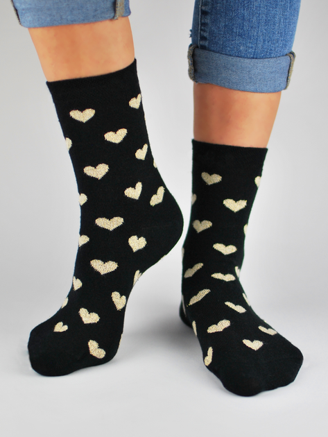 Жіночі шкарпетки Noviti SB026-W-02 35-38 Чорні (5905204314807) - зображення 1