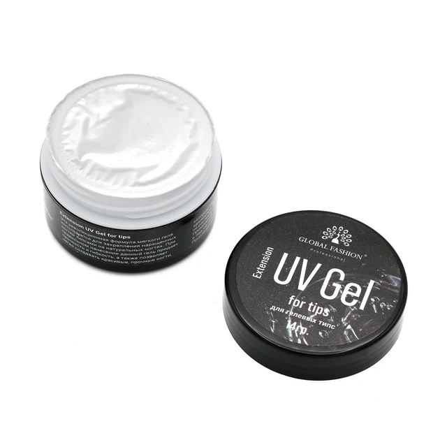 Гель для гелевих типс Global Fashion Extension UV Gel For Tips, 14 г - Фото 3 Гель для гелевих типс Global Fashion Extension UV Gel For Tips, 14 г - зображення 3