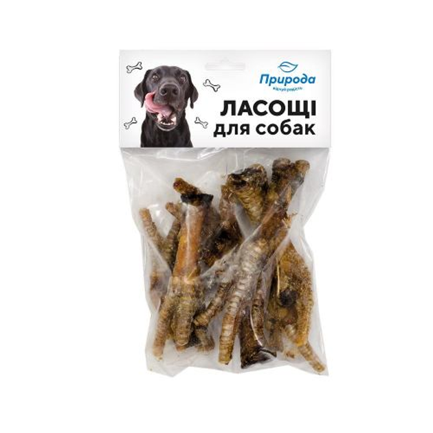 Ласощі Природа «Лапки курячі» для собак, 100 г – купити онлайн на ROZETKA