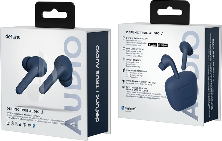 Навушники Defunc True Audio TWS Blue (D4324) - зображення 3