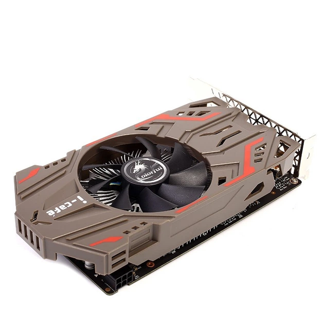 Видеокарта GeForce GTX 1050 2GB Colorful iCafe Green (GTX1050-2GD5 Green) Б/У - изображение 2