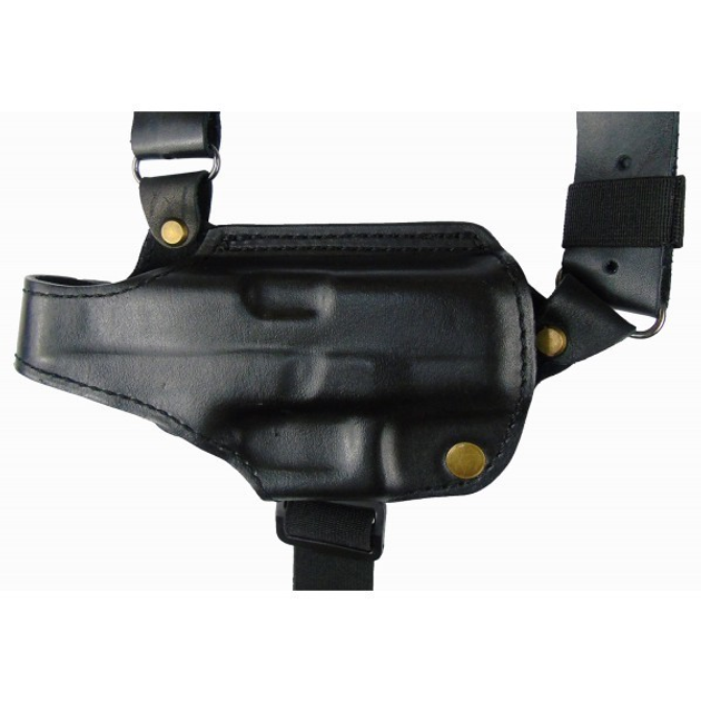 Кобура Медан для Glock 26 оперативная кожаная формованная с кожаным креплением (1007 Glock 26) - изображение 2