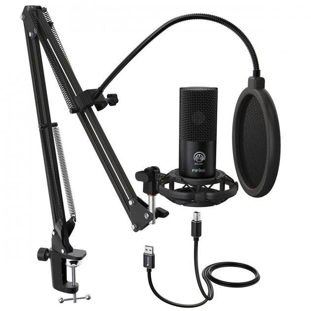 Микрофон Fifine T669 Black (T669) - Фото 1 Микрофон Fifine T669 Black (T669) - изображение 1