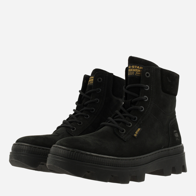 Trapery męskie zamszowe G-Star Raw Noxer Hgh Nub 2242-020814-0999 42 Czarne (8720656156600) - obraz 9