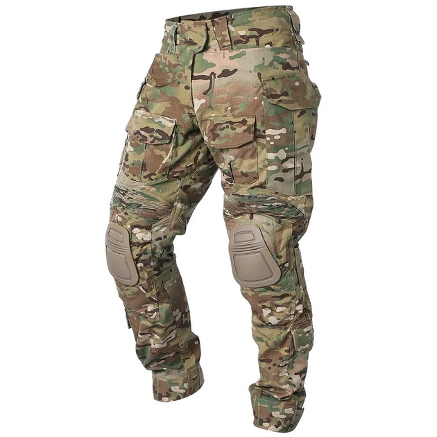 Штаны тактические IDOGEAR G3 Combat Pants с наколенниками Размер L Мультикам - изображение 1