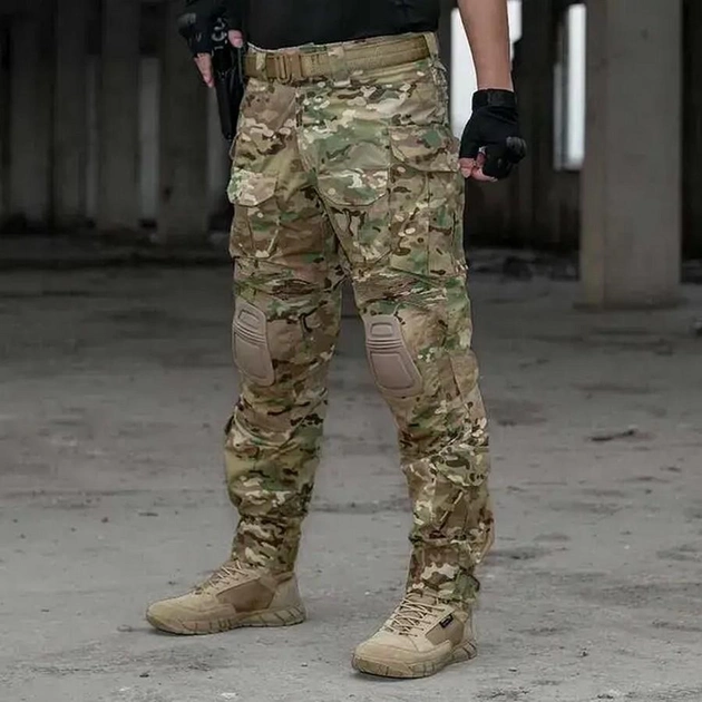 Штаны тактические IDOGEAR G3 Combat Pants с наколенниками Размер L Мультикам - изображение 2