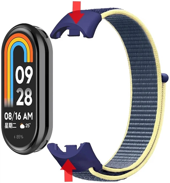 Ремінець Drobak Nylon Premium для Xiaomi Mi Smart Band 8/9/10 Red (191955) - Фото 3 Ремінець Drobak Nylon Premium для Xiaomi Mi Smart Band 8/9/10 Red (191955) - зображення 3