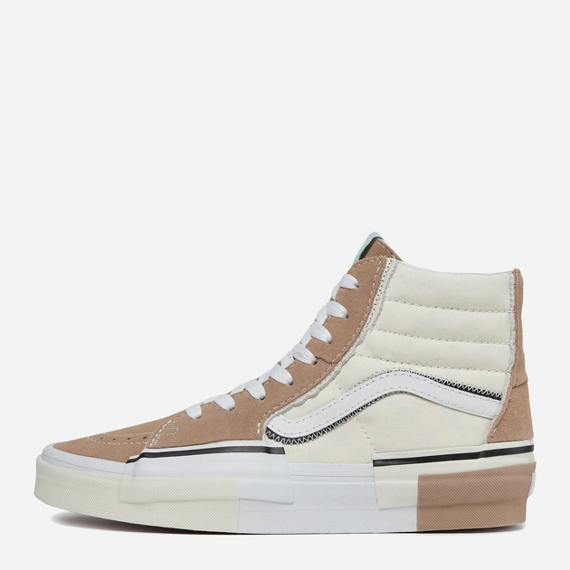 Tenisówki męskie na platformie wysokie Vans Sk8 Hi VN0005UKP2T1 39 (7US) 25 cm Jasnobeżowe (196573319264) - obraz 3