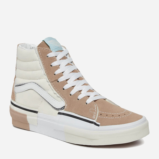 Tenisówki męskie materiałowe na platformie wysokie Vans Sk8 Hi VN0005UKP2T1 43 (10US) 28 cm Jasnobeżowe (196573320253) - obraz 2