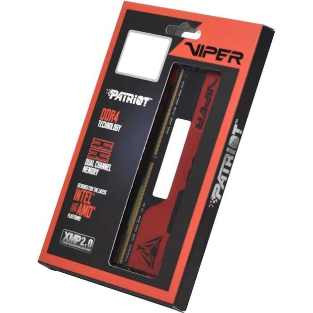 Модуль памяти Patriot DDR4 8Gb Viper Elite II 3200 MHz Red (PVE248G320C8) Б/у - изображение 3