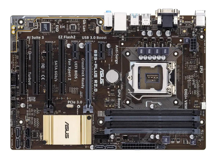 Материнська плата ASUS B85-Plus R2.0 (B85-Plus R2.0) (s1150, Intel B85 ...