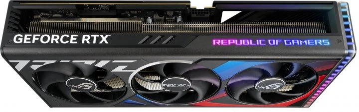 Відеокарта ASUS RTX 4090 24Gb STRIX OC (ROG-STRIX-RTX4090-O24G-GAMING) (GDDR6X, 384 bit, PCI-E 4.0 x16) - Фото 3 Відеокарта ASUS RTX 4090 24Gb STRIX OC (ROG-STRIX-RTX4090-O24G-GAMING) (GDDR6X, 384 bit, PCI-E 4.0 x16) - изображение 3