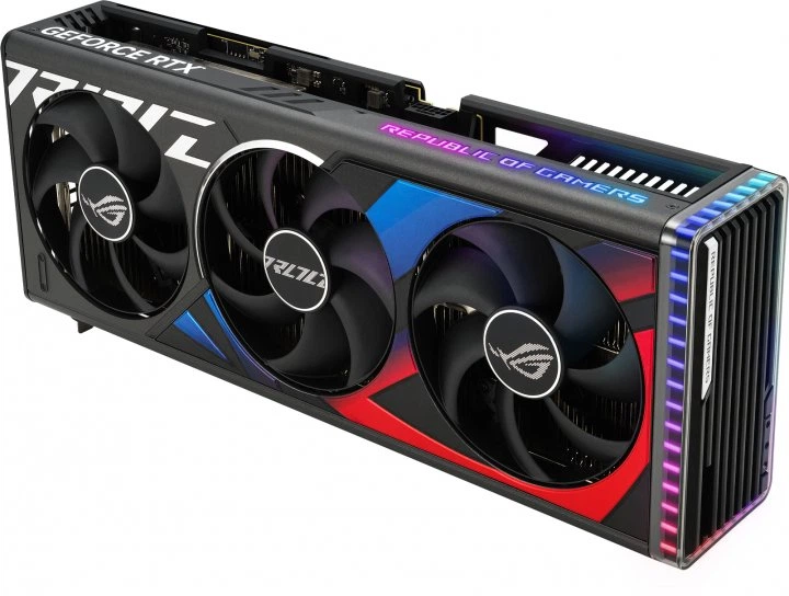 Відеокарта ASUS RTX 4090 24Gb STRIX OC (ROG-STRIX-RTX4090-O24G-GAMING) (GDDR6X, 384 bit, PCI-E 4.0 x16) - Фото 5 Відеокарта ASUS RTX 4090 24Gb STRIX OC (ROG-STRIX-RTX4090-O24G-GAMING) (GDDR6X, 384 bit, PCI-E 4.0 x16) - изображение 5