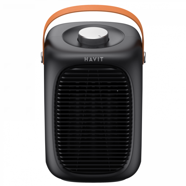 Поворотний тепловентилятор HAVIT HV-HT1225 1000W Black - изображение 2