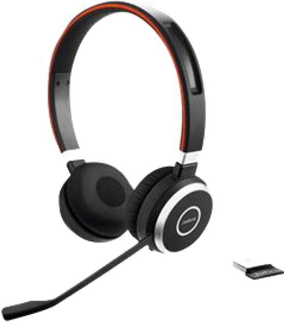 Навушники Jabra Evolve 65 SE Link380a MS Stereo (6599-833-309) - зображення 1