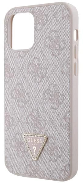 Etui plecki Guess Crossbody Metal Logo do Apple iPhone 13/13 Pro Pink (3666339147167) - obraz 1