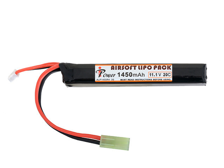 Акумулятор Li-Po 1450mAh 11,1 V 20C [IPower] (для страйкболу) - зображення 1