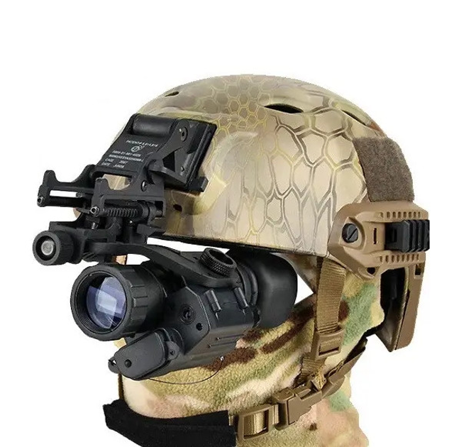 Прилад нічного бачення Night Vision PVS-14 4х із кріпленнями на шолом (Kali) - зображення 1