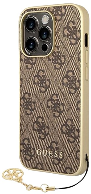 Панель Guess 4G Charms Collection для Apple iPhone 14 Pro Brown (3666339094171) - зображення 1