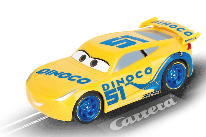 Samochód torowy Carrera First Disney Pixar Cars Dinoco Cruz (65011) (4007486650114) - obraz 1