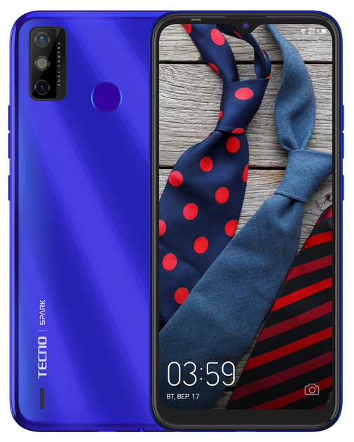 Мобильный телефон Tecno Spark 6 Go 3/64GB Aqua Blue (4895180762918) - Фото 1 Мобильный телефон Tecno Spark 6 Go 3/64GB Aqua Blue (4895180762918) - изображение 1