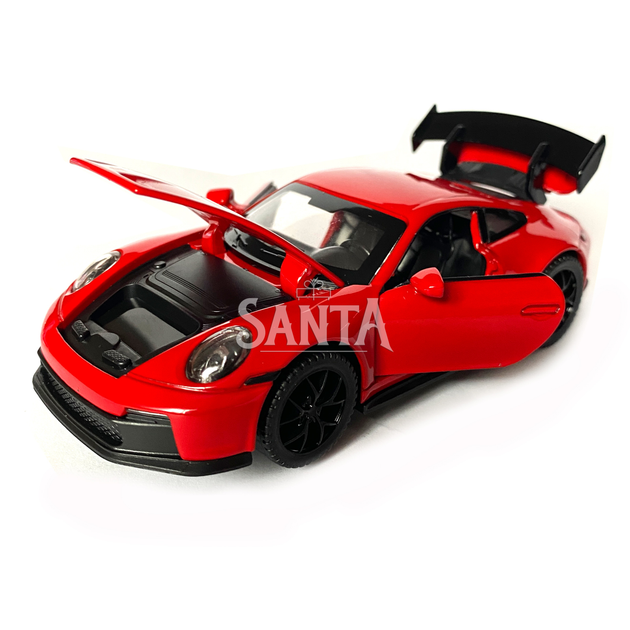 Игрушечная машинка металлическая Porsche 911 GT3, порше, красный
