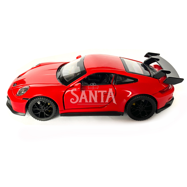 Игрушечная машинка металлическая Porsche 911 GT3, порше, красный