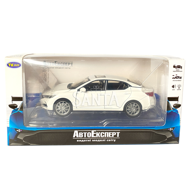 Іграшкова машинка металева Nissan Sylphy, нісан, білий, звук, світло, інерція, відчин двері, капот, Автоексперт, 1:32,14,5*7*5 см (ТК-10584) - Фото 7 Іграшкова машинка металева Nissan Sylphy, нісан, білий, звук, світло, інерція, відчин двері, капот, Автоексперт, 1:32,14,5*7*5 см (ТК-10584) - зображення 7