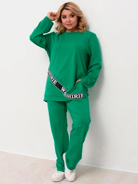 Акція на Спортивний костюм жіночий V.Bernik 964 56-58 Зелений від Rozetka