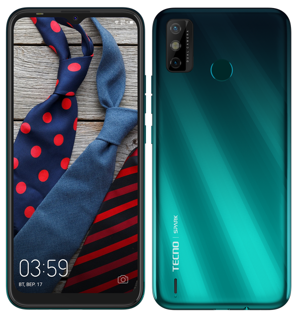 Мобильный телефон Tecno Spark 6 Go 3/64GB Ice Jadeite (4895180762925) - изображение 2