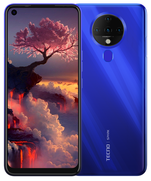 Мобильный телефон Tecno Spark 6 4/64GB Ocean Blue – фото, отзывы ...