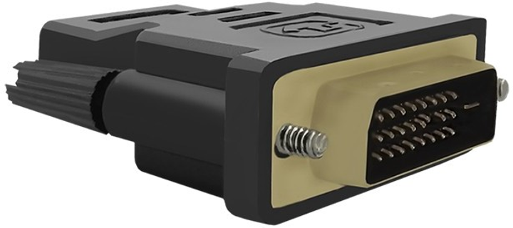 Adapter Qoltec HDMI A żeńska - DVI 24+1 męska (5901878505145) - obraz 1