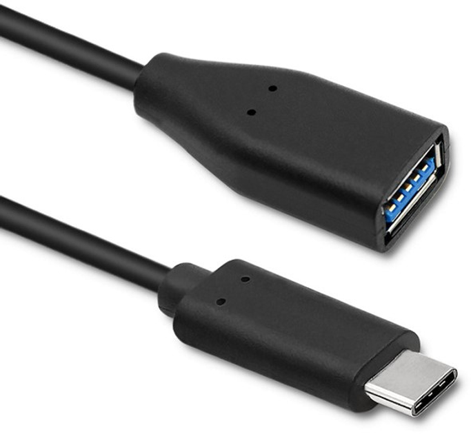 Кабель USB 3.0 - USB 3.1 Type-C 0.2 м (5901878504858) - зображення 1