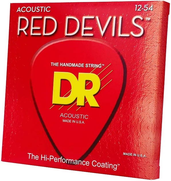 Струны для акустической гитары DR STRINGS RED DEVILS ACOUSTIC - LIGHT (12-54) - изображение 2
