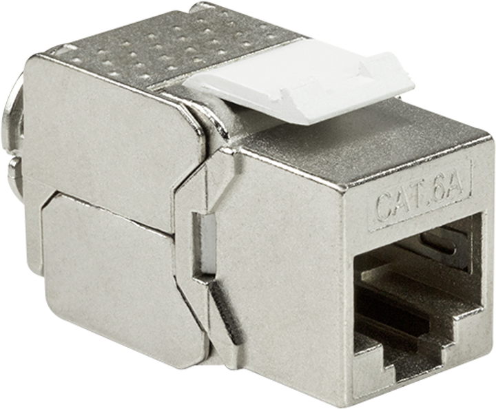 Moduł Keystone Logilink RJ45 CAT6a beznarzędziowe NK4003 (4052792027556) - obraz 1