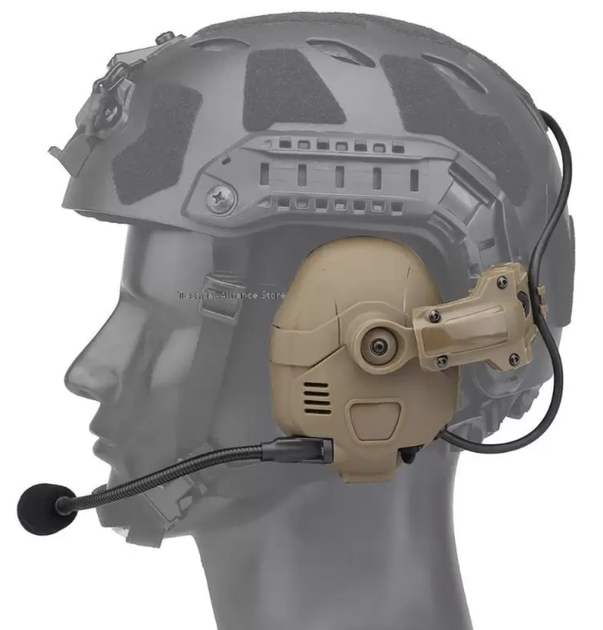 Тактичні навушники Noise Reduction Tactical Headset - изображение 2