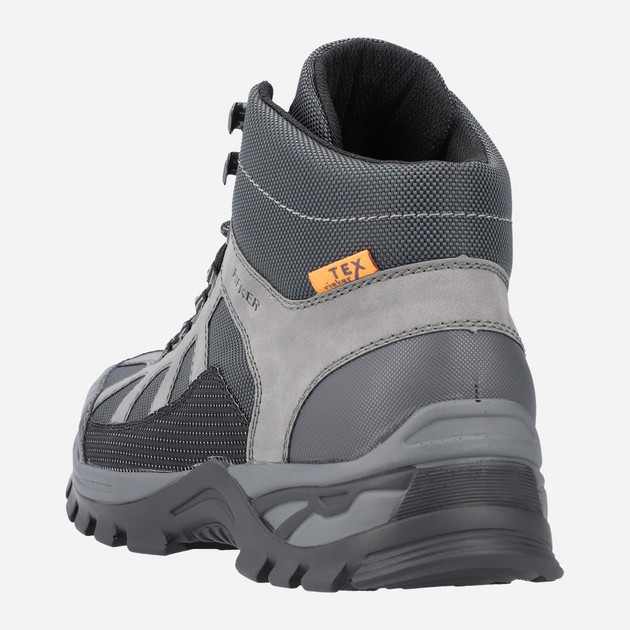 Buty trekkingowe męskie wysokie Rieker B6832-45 42 27.4 cm Szare (4060596703231) - obraz 8