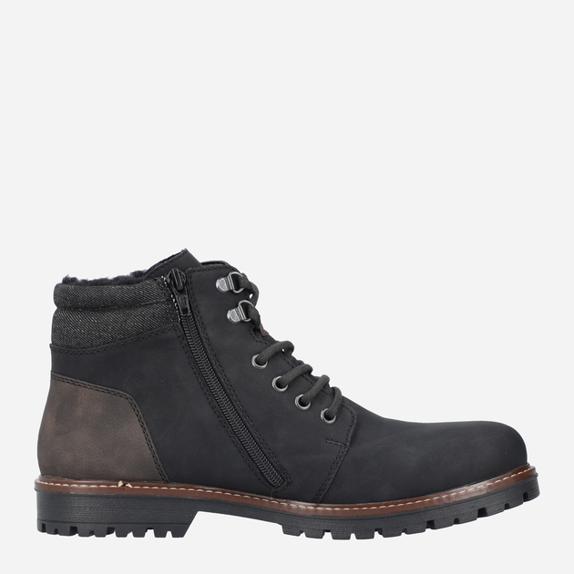 Чоловічі зимові черевики з мембраною Rieker F3611-00 43 28 см Чорні (4061811034796) - зображення 1
