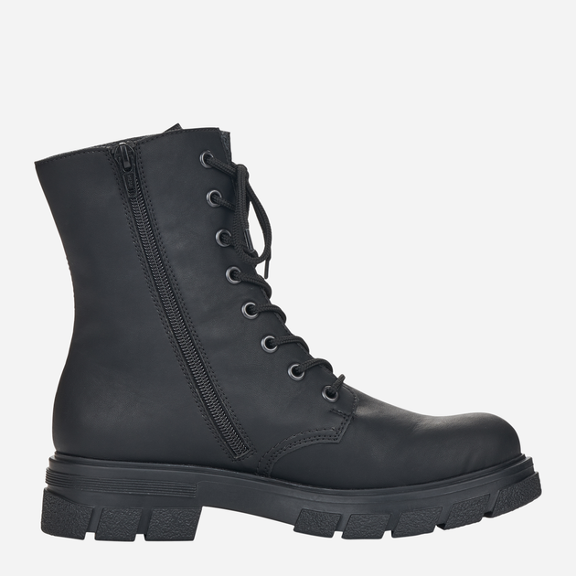Жіночі зимові черевики високі Rieker Z9120-00 36 23.7 см Чорні (4060596180483) - зображення 1