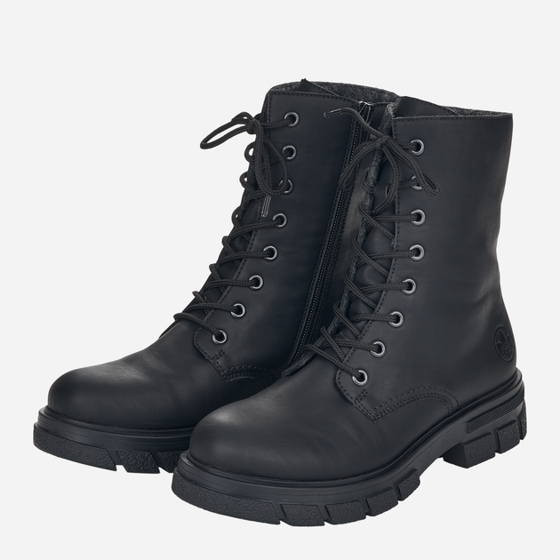 Жіночі черевики високі Rieker Z9120-00 41 26.7 см Чорні (4060596180537) - зображення 7