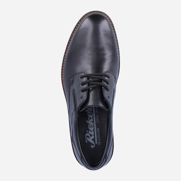 Чоловічі дербі Rieker 14621-00 46 30 см Чорні (4060596871275) - зображення 9
